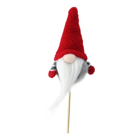 Northlight Gnome with Flip Sequin Hat Christmas Decoration - Red