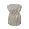 Christopher Knight Home Canis Outdoor Contemporary Lightweight Concrete Accent Side Table, Gray - 4 of 4