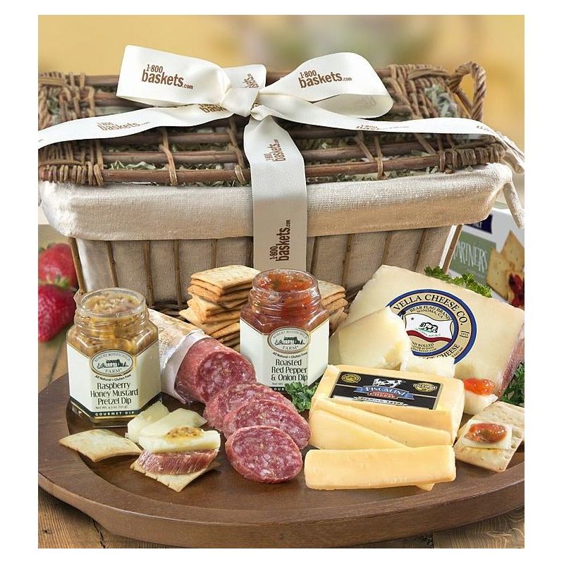 GreatFoods Meat and Cheese Gift Basket with Farm Fresh Cheese, 2 of 3