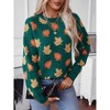 Clearlove Women 2025 Fall Winter Knit Long Sleeve Sweater Warm Boat Neck Pullover - 2 of 4