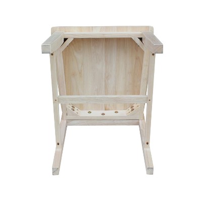 Highland Brown Solid Wood Ladderback Dining Side Chair