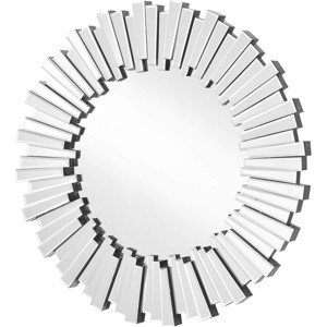 Elegant Lighting Sparkle 31.5 in. Contemporary Round Mirror in Clear - 1 of 4
