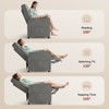 Skyzoo Electric Recliner Chair with Adjustable Backrest & Footrest, Upholstered Recliner Sofa, for Living Room, Nursery - 3 of 4