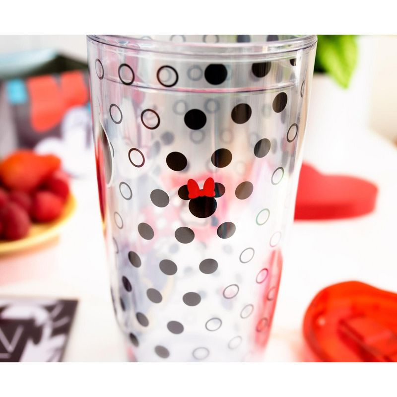 Silver Buffalo Disney Minnie Mouse Travel Tumbler with Slide Close Lid | Holds 20 Ounces, 4 of 7
