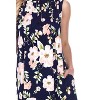 Women's Floral Printed Sleeveless Rosaleen Tunic - White Mark - 3 of 3
