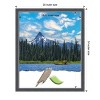 Amanti Art Eva Black Silver Thin Picture Frame - 4 of 4