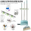 LunaLulinlk Mop and Broom Holder Wall Mounted Tool Organizer Wall Mount Garage Tool Organizer(3 Racks 4 Hooks) - 2 of 4