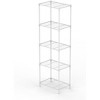 5-Tier Wire Shelving Storage Shelving Unit,Small Kitchen Shelves Metal Adjustable Garage Shelving for Pantry Shelf Kitchen Garage,55"Hx17.7"Lx13.8"W - 2 of 2