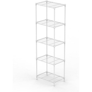COZONY 5 Tier Wire Shelving Unit, Adjustable Metal Storage for Kitchen Pantry Garage - 1 of 2