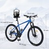Infurnic Bicycles, 26 Inch Mountain Bike, MTB with Suspension Fork for Men and Women, BLue, 24.41"*37"*65.75" - 2 of 4