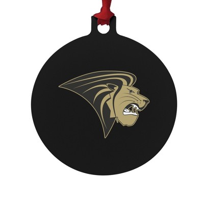Lindenwood University Primary Logo Aluminum Holiday Christmas Tree Ornament