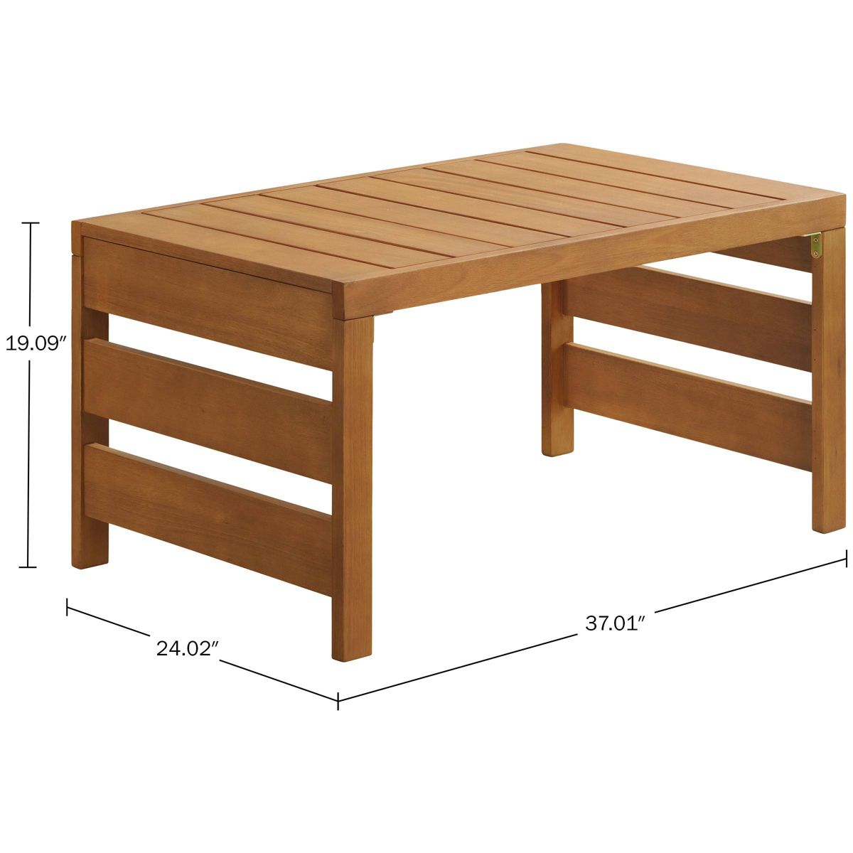 Alaterre Furniture 2pc Barton Outdoor Weather Resistant Furniture Set with Couch & Coffee Table - thumbnail 3