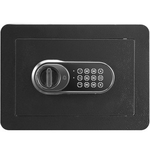 VEVOR Safe, 0.5 Cubic Feet Home Safe, Steel Security Safe with Digital Keypad and 2 Keys, Wall-Mounted Cabinet Safe Protect Cash, Gold, Jewelry - 1 of 4