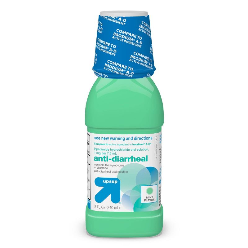 Loperamide Anti-Diarrheal Suspension - Mint - 8 fl oz - up &#38; up&#8482;, 1 of 6
