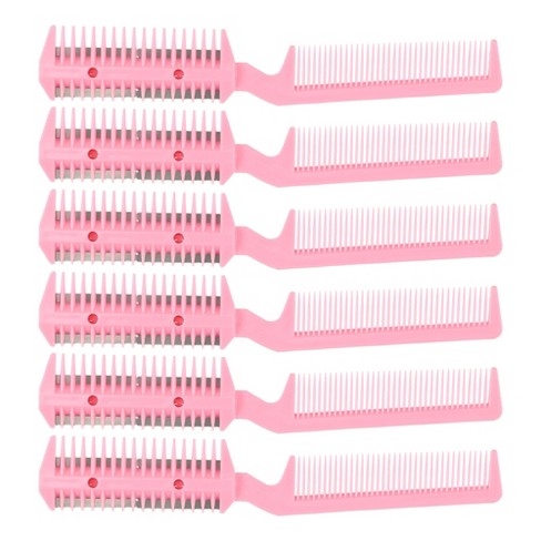 Unique Bargains Women's And Men's Split Ends Dual Edge Razor Comb Hair ...