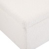 Kumasinova 39" Boucle Storage Ottoman Bench with Flip Top Lid,Entryway Bench with Birch Wood Legs,End of Bed Storage Bench for Bedroom,Living Room - 4 of 4