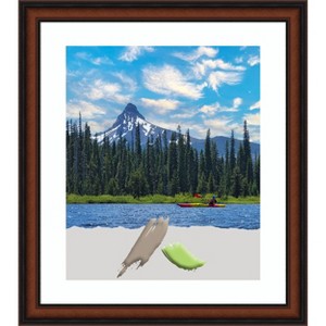 Amanti Art Cyprus Walnut Narrow Wood Picture Frame - 1 of 4