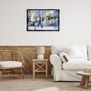 Stupell Industries Autumn Birch Trees Snowy Forest Floating Frame Canvas Art, Black, 31" x 21" - 3 of 4