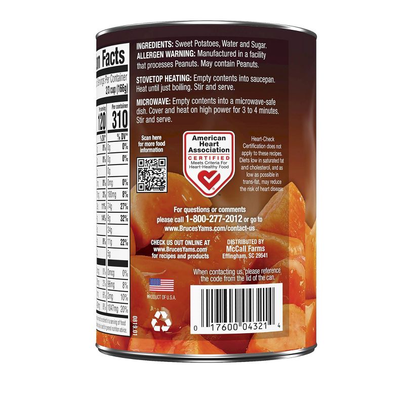 Bruce&#39;s Yams Cut Sweet Potatoes in Syrup - 15oz, 3 of 5