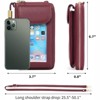 FATMOON Women's Touch Screen Crossbody Cell Phone Bag, Trendy Multifunctional Fashion Simple Single Shoulder Mini Bag - 3 of 4
