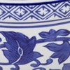 Sagebrook Home 2pc Bowl Chinoiserie Ceramic Indoor Outdoor Planter Pots Blue/White: Hand-Painted, Rust-Resistant - 4 of 4
