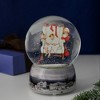 Northlight 6.5" Norman Rockwell 'Santa Looking at Two Sleeping Children' Christmas Snow Globe - 2 of 4