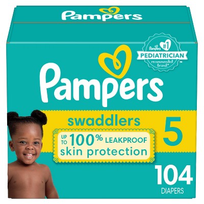 Image of Pampers Swaddlers Diapers Enormous Pack - Size 5 - 104ct