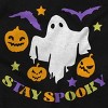 Colorful Halloween Ghost Pumpkins Graphic T Shirt Men or Women Brisco Brands - 2 of 4