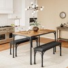 Whizmax Dining Table Set for 4, Kitchen Table Set with Upholstered Bench for Small Space, Apartment - 2 of 4