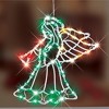 Collections Etc LED Lighted Holiday Hanging Window Lights Decoration - 2 of 4