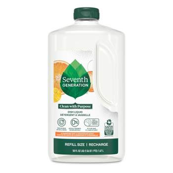 Seventh Generation Lemongrass & Clementine Dish Liquid Soap - 50 fl oz