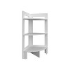 NicBex 3-Layer Open Shelf Corner Shelf Suitable for Study, Bedroom, Kitchen, Dining Room - 2 of 4
