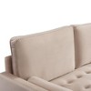 American Furniture Classics,69 Inch Wide Upholstered Two Cushion Sofa with Bolster Pillows - 3 of 4