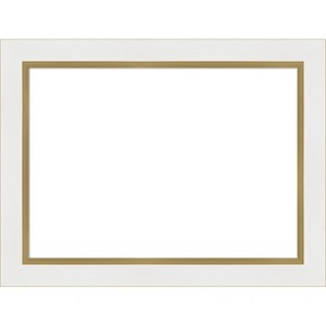 Amanti Art Eva Black Silver Framed Dry Erase Magnetic Board - 1 of 4