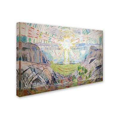 Trademark Fine Art -Edvard Munch 'The Sun' Canvas Art