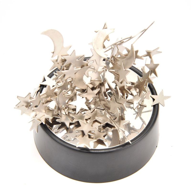 Insten Magnetic Moons and Stars Desktop Sculpture, Desk Toy & Decoration for Teens and Adults, 5 of 9