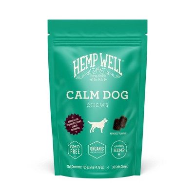 Hemp Well Calm Dog Soft Chews to Calm and Relax Your Dog - 30 ct.