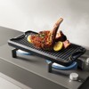 VEVOR Reversible Grill/Griddle, 20x10 inch Pre-Seasoned Cast Iron Griddle, Portable Rectangular Pan with Handle, Family Cookware, Black - 2 of 4