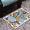 Jellybean Shells & Coral Indoor/Outdoor Machine Washable Doormat 20" x 30" - 2 of 3