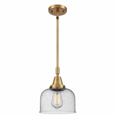 Bell - 1 Light Stem Hung Mini Pendant In Industrial Style-11.13 Inches Tall and 8 Inches Wide
