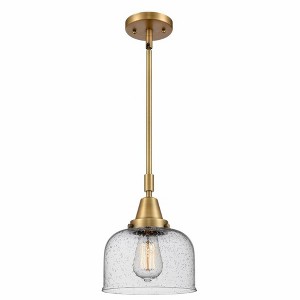 Bell - 1 Light Stem Hung Mini Pendant In Industrial Style-11.13 Inches Tall and 8 Inches Wide - 1 of 1
