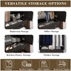 Shaker Style Classic Two-Door Wardrobe, Solid Wood Bedroom Armoire with Hanging Rod and Shelves, Spacious Storage Closet, Modern Farmhouse Design - 4 of 4