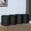 Regency,Logan Round Vinyl Ottoman (Set of 4) - 2 of 3
