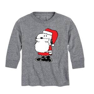 Boys' - Peanuts - Happy Holidays Long Sleeve Graphic T-Shirt - 1 of 4