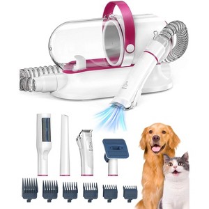 Kakipi Pet Grooming Kit & Vacuum, Includes Clippers, Dryer, Shedding Brush, 1.5L Dust Cup, 2 Filters, Quiet Pet Grooming for Dogs & Cats, Easy to Use - 1 of 4