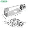 Unique Bargains Durable Multipurpose Iron Badge Brooch Pin Backs Safety Clasp 120 Pcs - 3 of 4