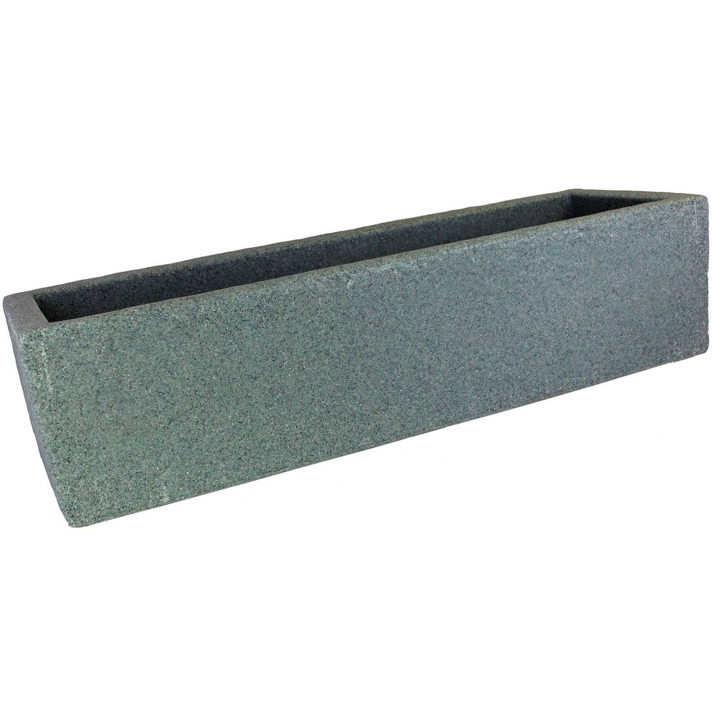Photos - Flower Pot Emsco Trough: Weatherproof Resin, Ground Freestanding Planter, No Assembly Required 10"x30"x7.5", Rectangular