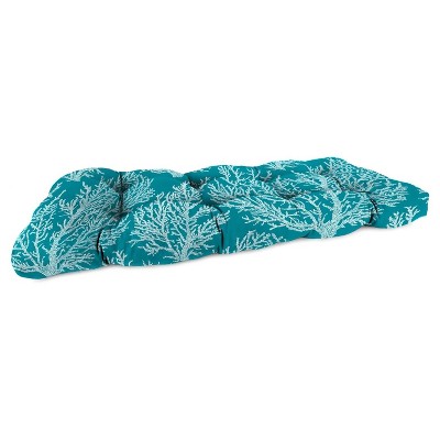Outdoor Wicker Sette Cushion In Seacoral Turquoise  - Jordan Manufacturing