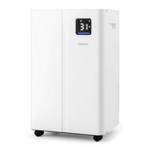 Costway Dehumidifier for Basement 54 Pints Dehumidifier with 4L Water Tank 4500 Sq.Ft - 1 of 4