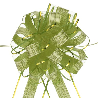 Unique Bargains Bright Color Plastic Gift Wrapping Bows 10 Pcs
